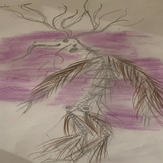 Рисунок "Лесной дух" на конкурс "Конкурс детского рисунка "Краски Осени 2021""