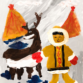 Рисунок "Дружба Севера" на конкурс "Конкурс творческого рисунка “Свободная тема-2019”"