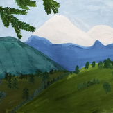 Рисунок "гора Белуха" на конкурс "Конкурс творческого рисунка “Свободная тема-2021”"