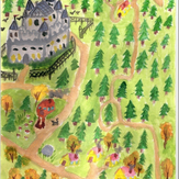 Рисунок "Сон о Волшебной стране" на конкурс "Конкурс детского рисунка "Рисовашки и друзья""