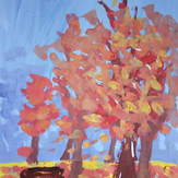 Рисунок "Осень" на конкурс "Конкурс творческого рисунка “Свободная тема-2021”"
