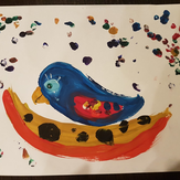 Рисунок "Сыр для птицы счастья" на конкурс "Конкурс детского рисунка "В гостях у сказки""