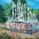 Рисунок "Поющий фонтан"