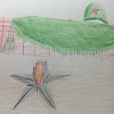 Рисунок "Вечный огонь" на конкурс "Конкурс детского рисунка “75 лет Великой Победе!”"