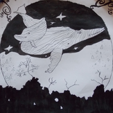 Рисунок "Дельфины" на конкурс "Конкурс детского рисунка по 3-й серии "Волшебные Сны""