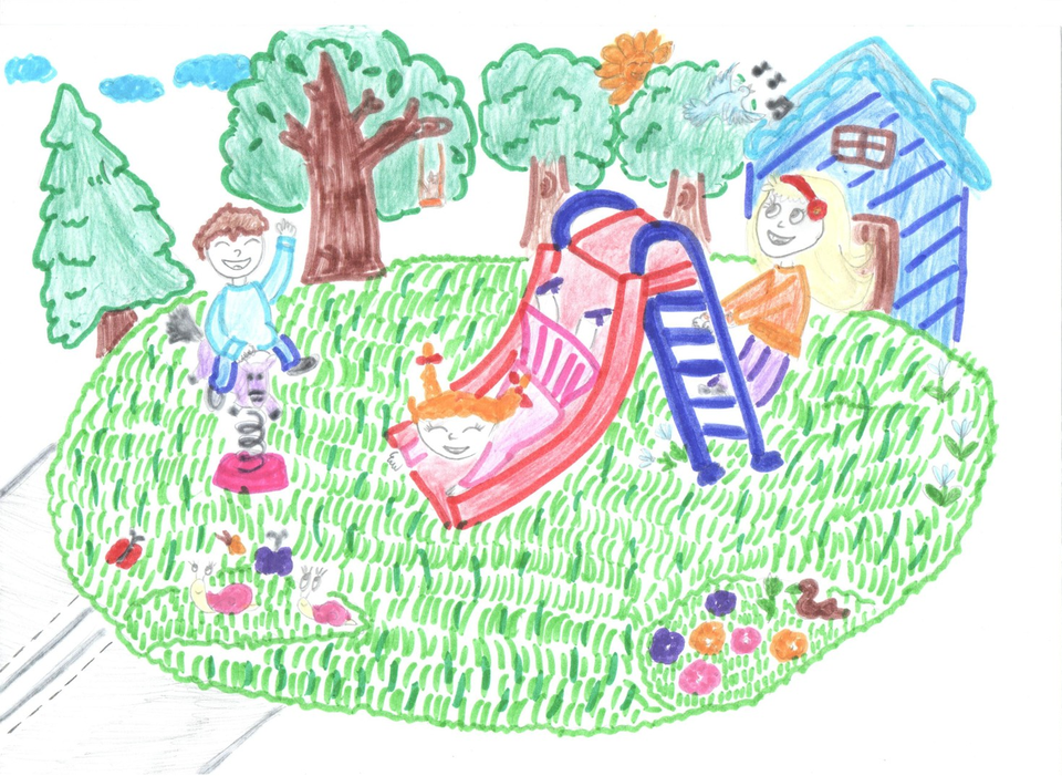 Детский рисунок - Активный отдых