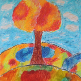 Рисунок "Чудесная осень" на конкурс "Конкурс творческого рисунка “Свободная тема-2019”"