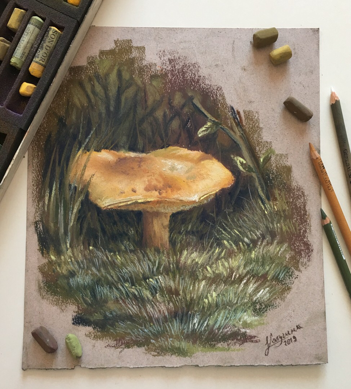 Детский рисунок - В лесу