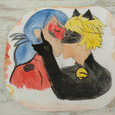 Рисунок "Поцелуй"