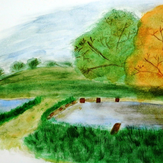 Рисунок "Осенние зарисовки" на конкурс "Конкурс детского рисунка “Мой родной, любимый край”"