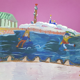 Рисунок "Зимние забавы" на конкурс "Конкурс творческого рисунка “Свободная тема-2020”"