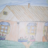 Рисунок "Уютный домик для Эвелинки" на конкурс "Домик для Эвелинки. 4-й конкурс рисунка по 1-й серии «Летать»"