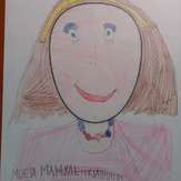 Рисунок "Любимая мамочка" на конкурс "Конкурс детского рисунка "Моя семья 2017""