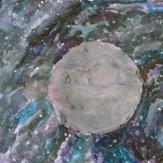 Рисунок "Луна в холодном космосе"