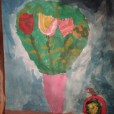 Рисунок "Тюльпаны" на конкурс "Конкурс творческого рисунка “Свободная тема-2019”"