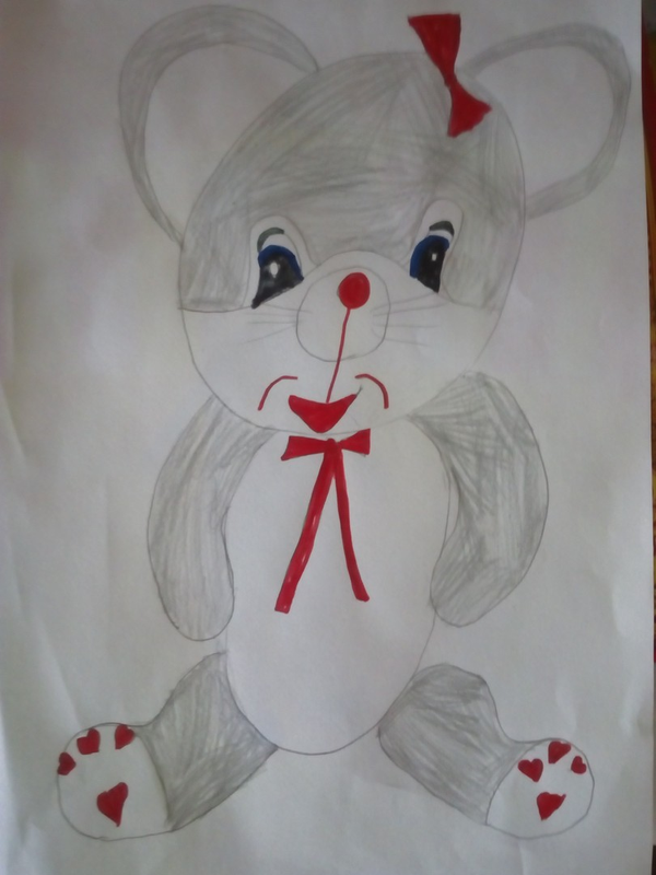 Детский рисунок - Пипа