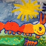 Рисунок "Солнечный денёк" на конкурс "Конкурс творческого рисунка “Свободная тема-2019”"