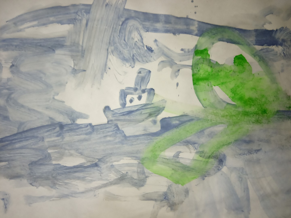 Детский рисунок - Путешествие на край Вселенной