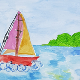 Рисунок "Морское путешествие" на конкурс "Конкурс творческого рисунка “Свободная тема-2020”"