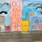 Рисунок "Любимый город" на конкурс "Конкурс детского рисунка “Города - 2018” вместе с Erich Krause"
