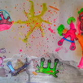 Рисунок "Буквы монстрики" на конкурс "Конкурс детского рисунка "Живые буквы и цифры""
