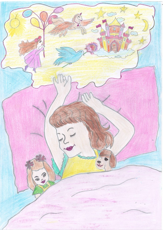 Детский рисунок - Сказочный сон