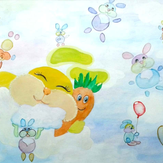 Рисунок "Мои волшебные сны" на конкурс "Конкурс детского рисунка "Рисовашки - 1-6 серии""