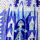 Рисунок "Снегурочка" на конкурс "Конкурс “Новогодняя Магия - 2020”"