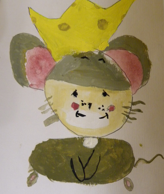 Детский рисунок - Крысёнок