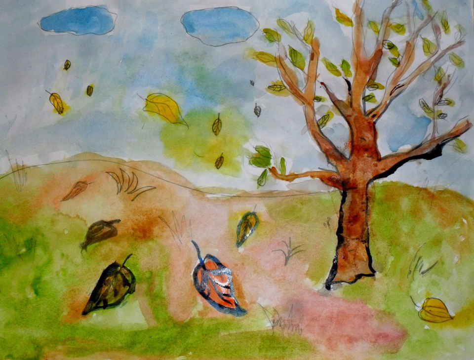Детский рисунок - Дерево