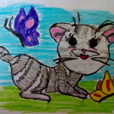 Рисунок "Котеночек"