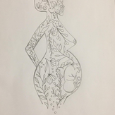 Рисунок "Беременная женщина"