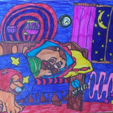 Рисунок "Волшебный сон" на конкурс "Конкурс детского рисунка "Рисовашки - 1-4 серии""