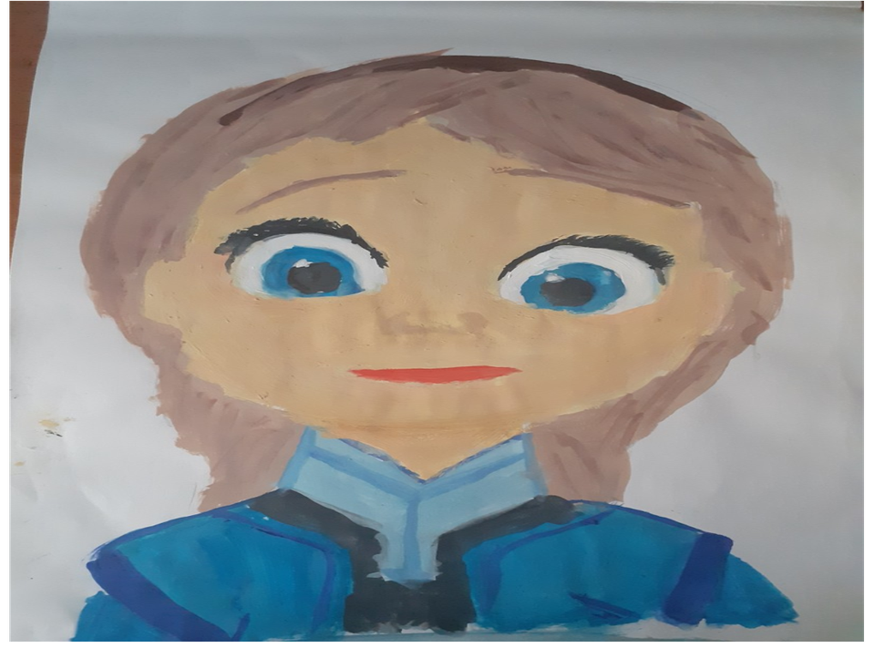 Детский рисунок - Портрет
