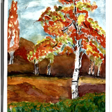 Рисунок "Осенний пейзаж" на конкурс "Конкурс детского рисунка “Мой родной, любимый край”"