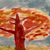 Рисунок "Осень к нам пришла" на конкурс "Конкурс творческого рисунка “Свободная тема-2020”"