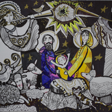 Рисунок "Рождество" на конкурс "Конкурс “Новогодняя Магия - 2020”"