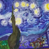 Рисунок "Звездная ночь"