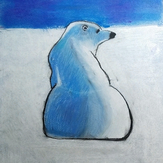 Рисунок "Медведь и снег" на конкурс "Конкурс творческого рисунка “Свободная тема-2020”"