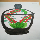 Рисунок "Посуда" на конкурс "Конкурс творческого рисунка “Свободная тема-2021”"