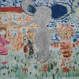 Рисунок "Школа для зверят" на конкурс "Конкурс детского рисунка "Рисовашки - 1-5 серии""
