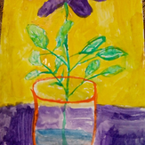 Рисунок "Цветок в вазе"