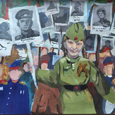 Рисунок "Бесмертный полк"