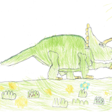 Рисунок "Динозавр" на конкурс "Конкурс творческого рисунка “Свободная тема-2019”"