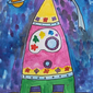 Приземление ракеты на Луну, Саша Переварюха, 7 лет