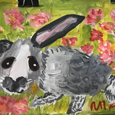 Рисунок "Кролик_Лапка" на конкурс "Конкурс творческого рисунка “Свободная тема-2020”"