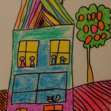 Рисунок "Мой дом - моя семья" на конкурс "Конкурс детского рисунка "Моя семья 2017""