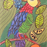 Рисунок "Натюрморт с птицей" на конкурс "Конкурс творческого рисунка “Свободная тема-2019”"