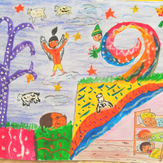 Рисунок "Волшебные сны" на конкурс "Конкурс детского рисунка "Рисовашки - 1-6 серии""