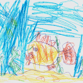 Рисунок "Золотая рыбка" на конкурс "Конкурс творческого рисунка “Свободная тема-2020”"